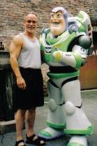 Dad with Buzz Lightyear during our last family WDW vacation, April 2003