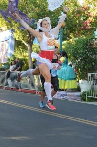 leaping to the finish