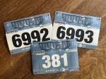 race bibs